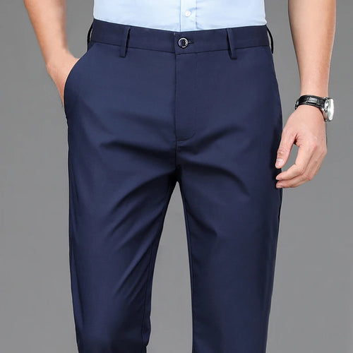 Tailored Stretch Trousers – Black